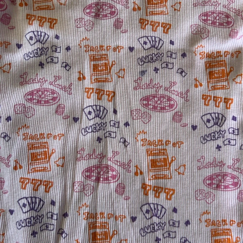 Vintage Pink Graphic Ribbed Tank Top - Picture 6 of 11